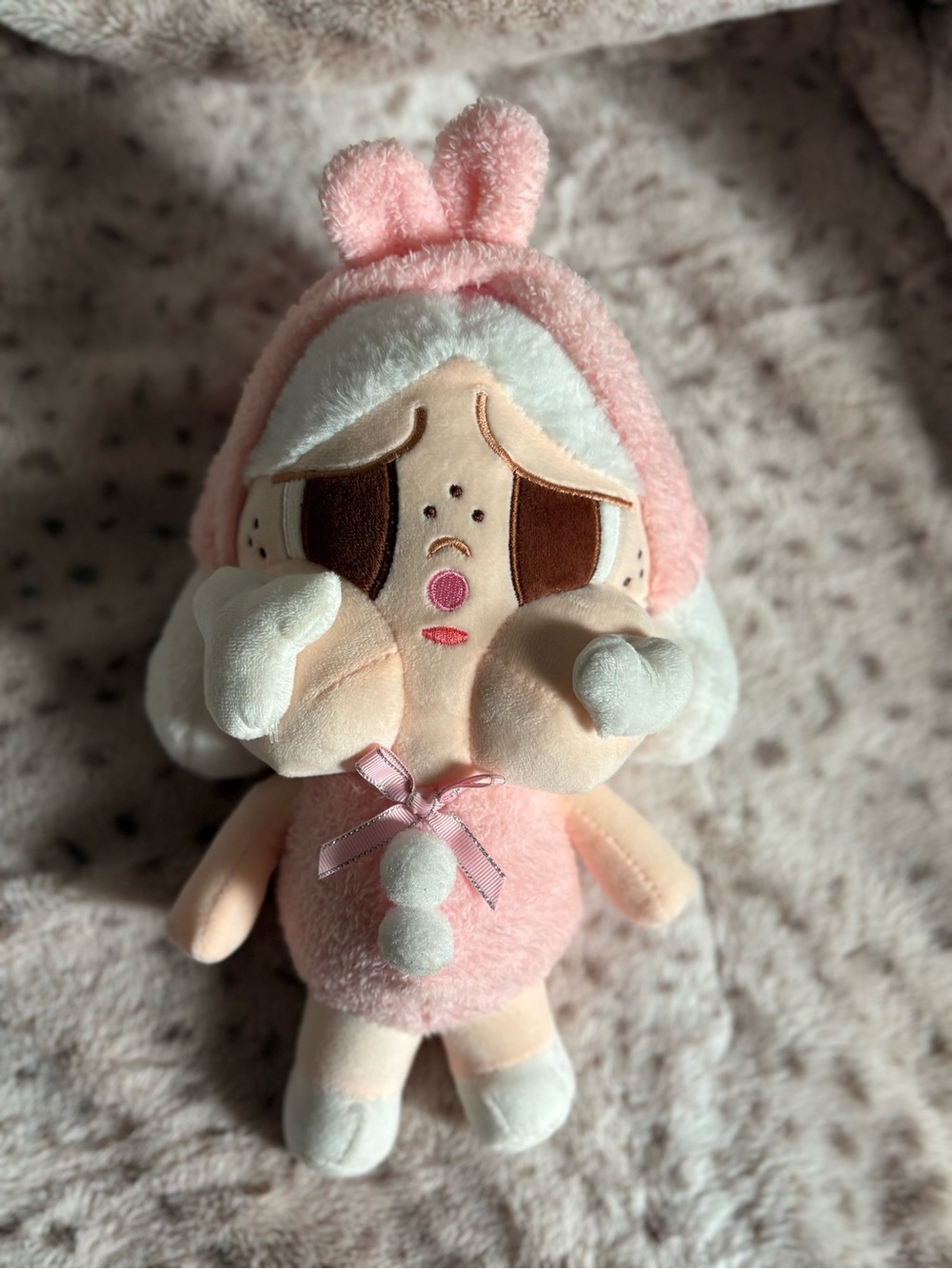 Plush Bunny Costume Doll - Pink Soft Kids Toy